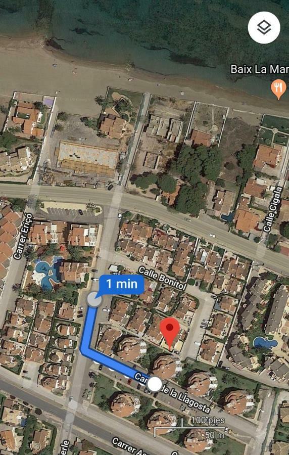 Estudio Con Piscina, Playa Y Wifi デニア エクステリア 写真